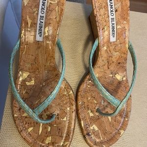 Manolo Blahnik size 37.5 never worn before sandal